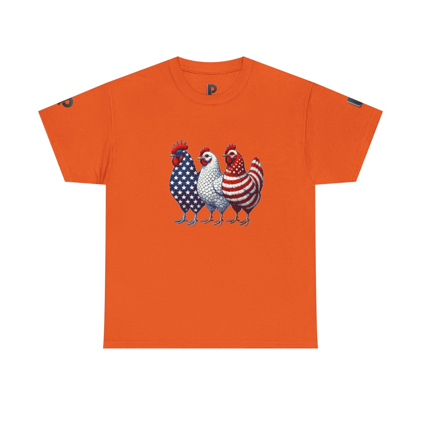 American Flag Chicken Trio Men’s Tee