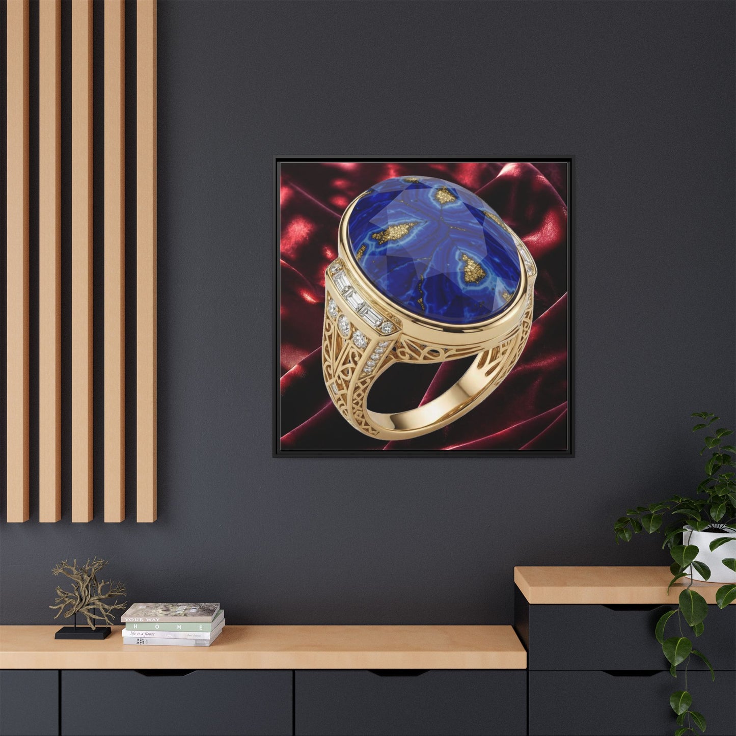 Celestial Lapis Canvas