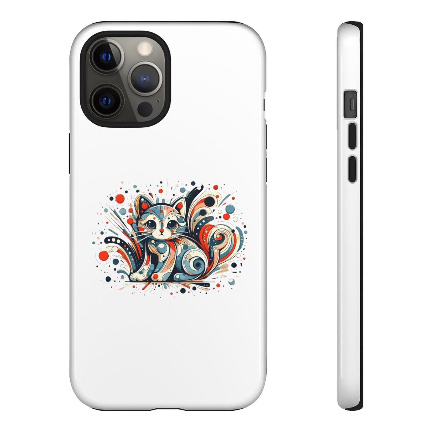 Filigree Cat Apple Phone Case