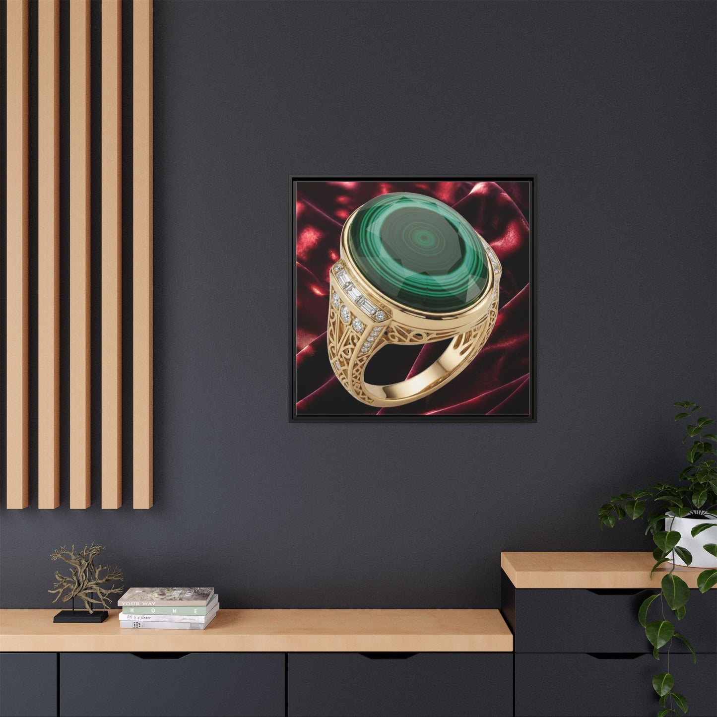 Malachite Showcase Canvas