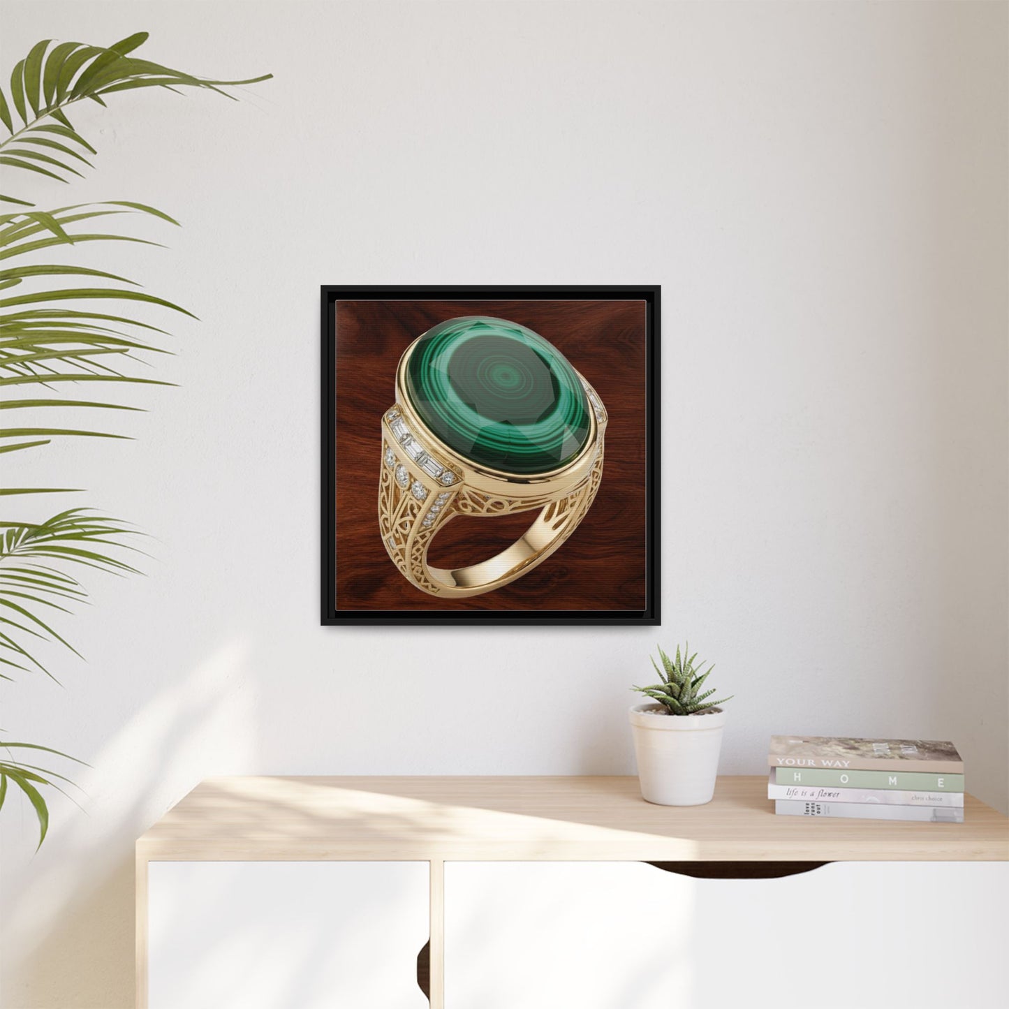 Malachite Ring Study Canvas