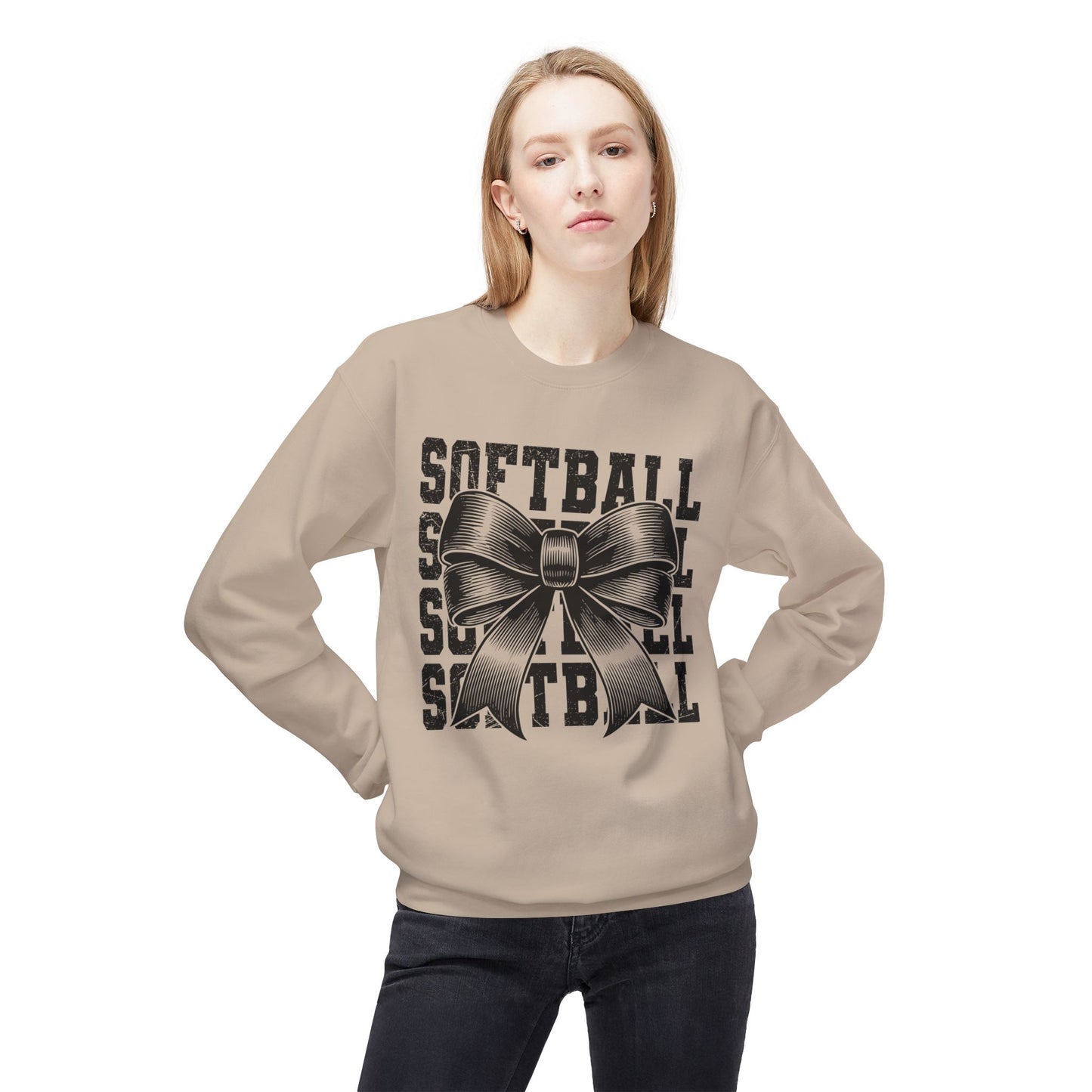 Softball Spirit Crewneck Sweatshirt
