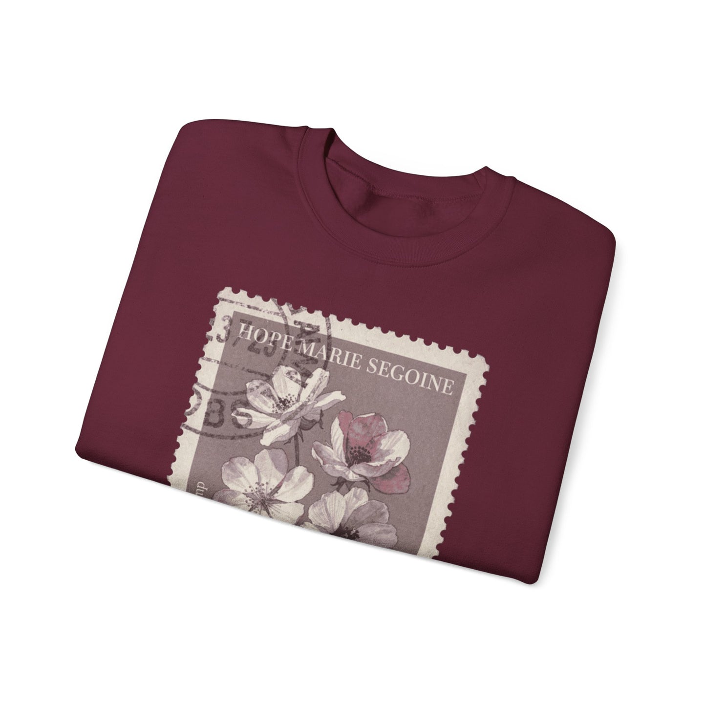 Wildflower Postage Stamp Crewneck