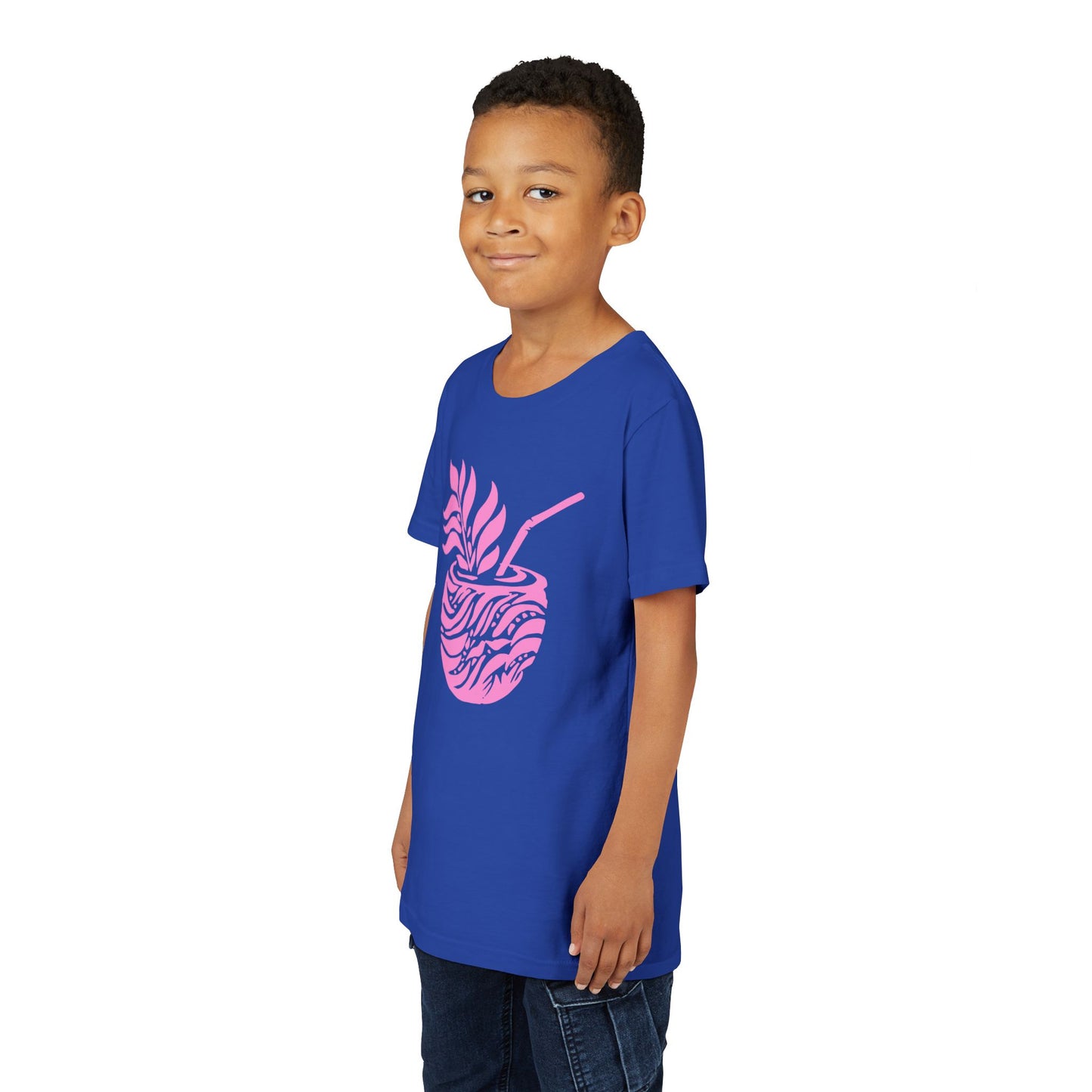 Youth Pink Aloha Drink Tee