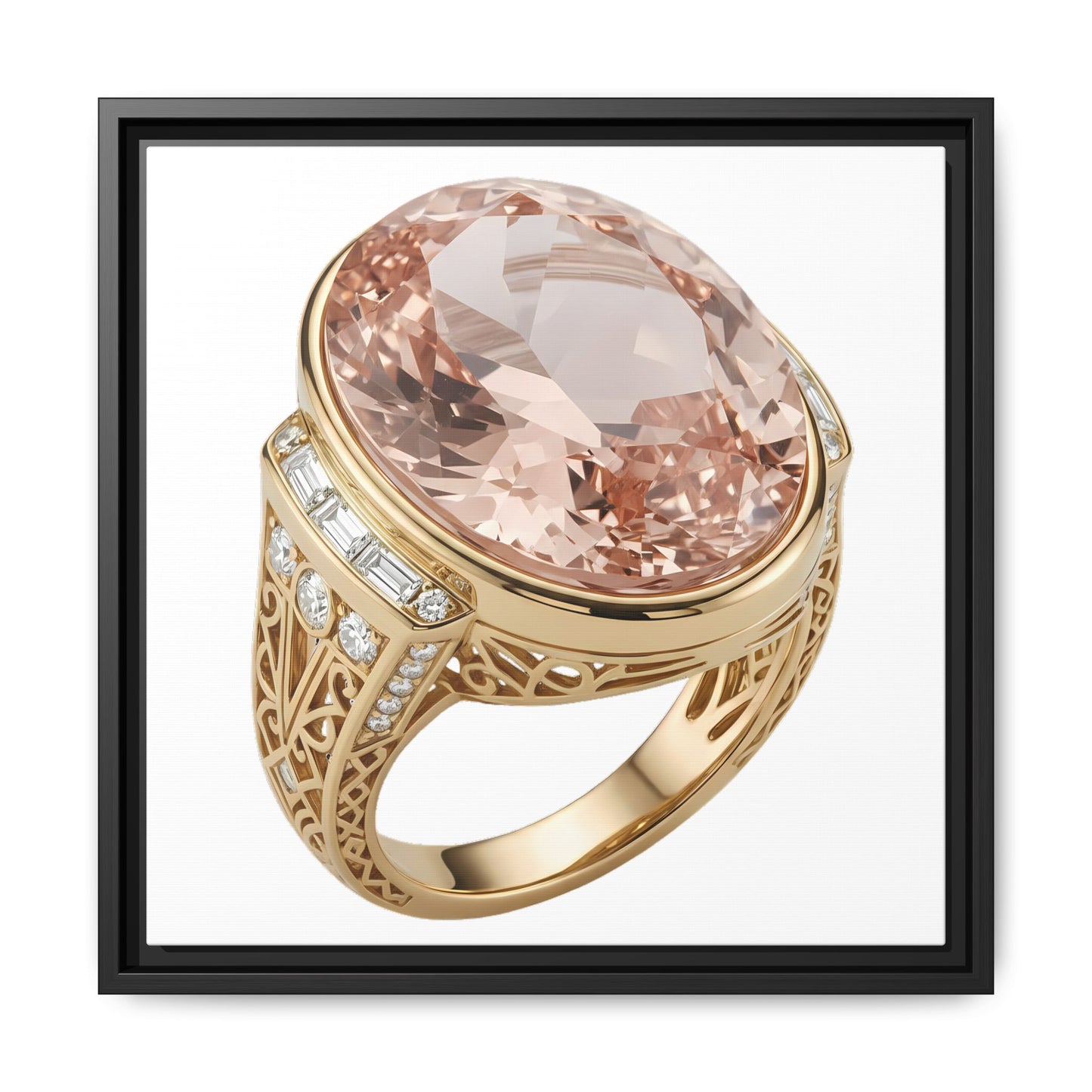 Estate Morganite Canvas Print