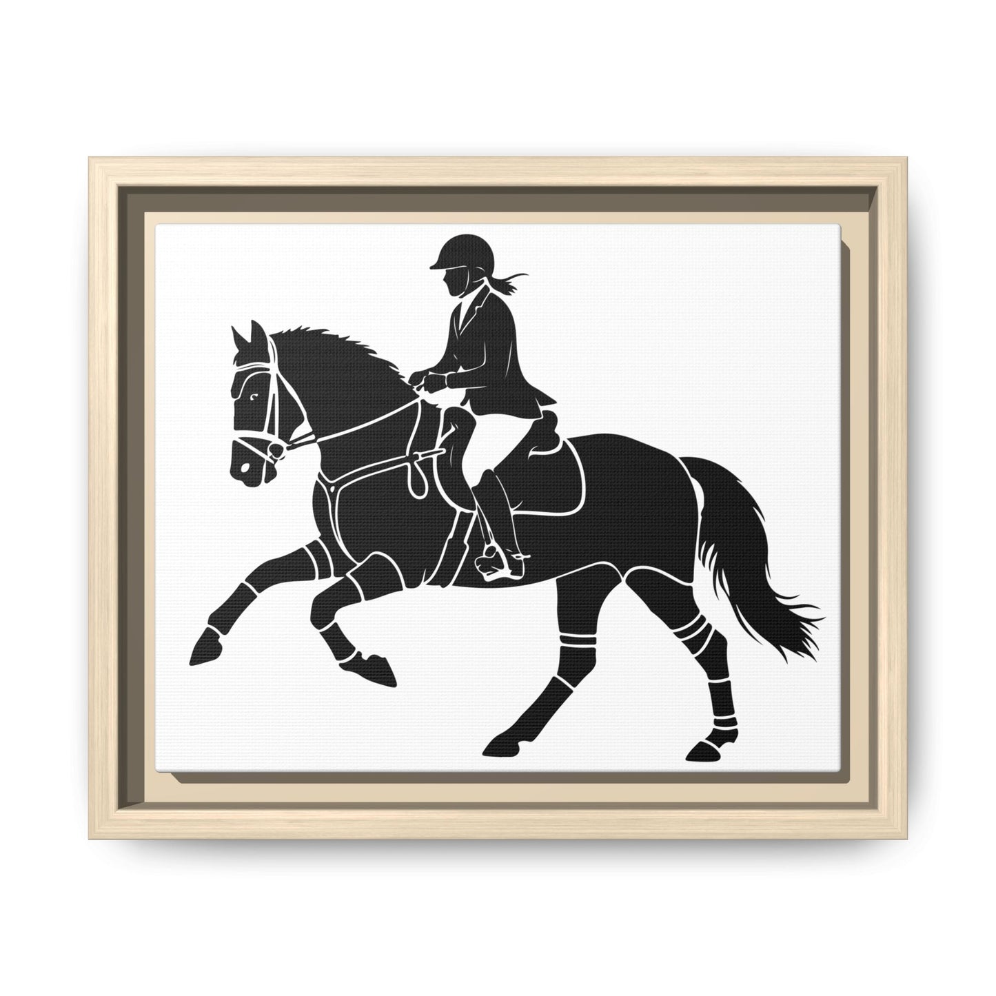 Equestrian Silhouette Canvas