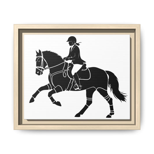Equestrian Silhouette Canvas