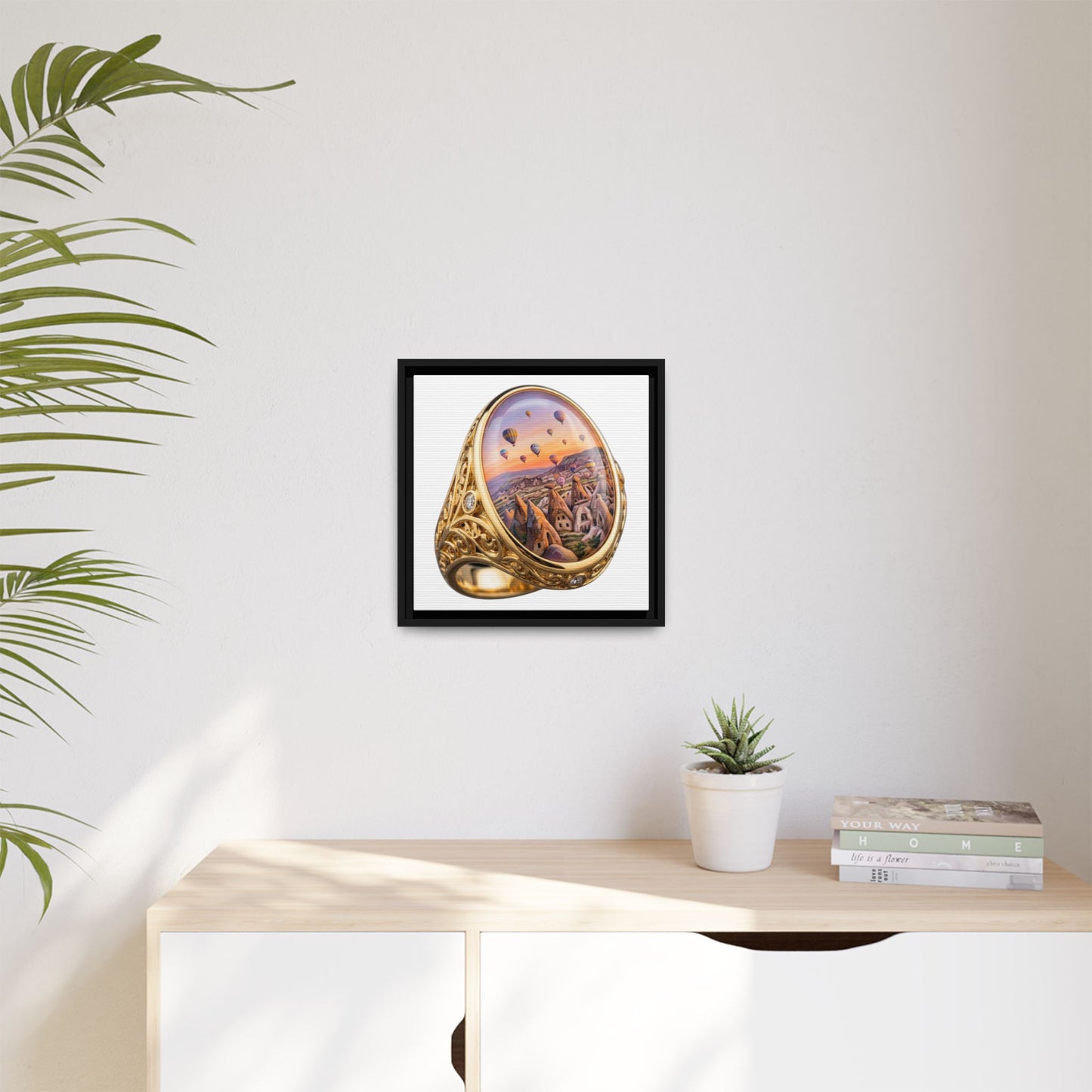Sunset Village Signet Canvas