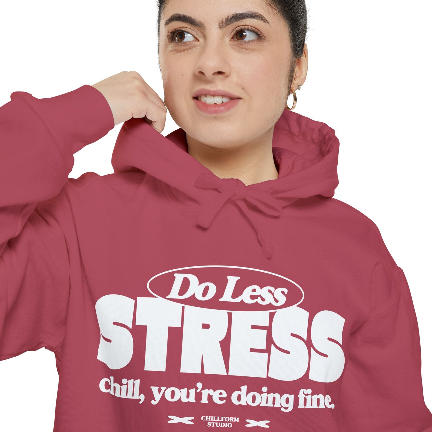 Do Less Stress Relaxed Hoodie