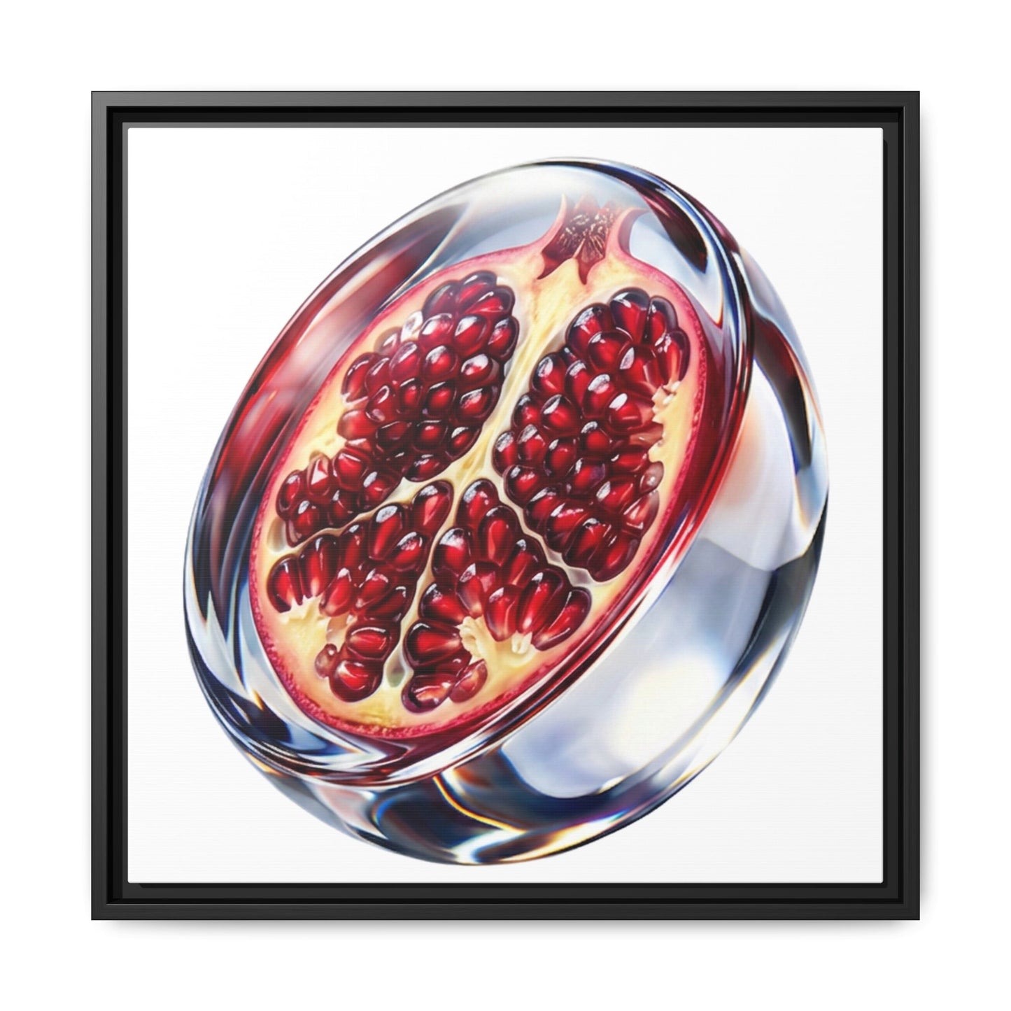 Crimson Pomegranate Framed Wall Art