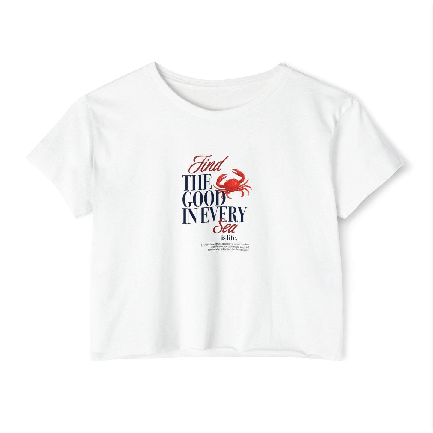 Good in Every Sea Crab Boxy Tee