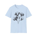 Monochrome Floral Silhouette Tee
