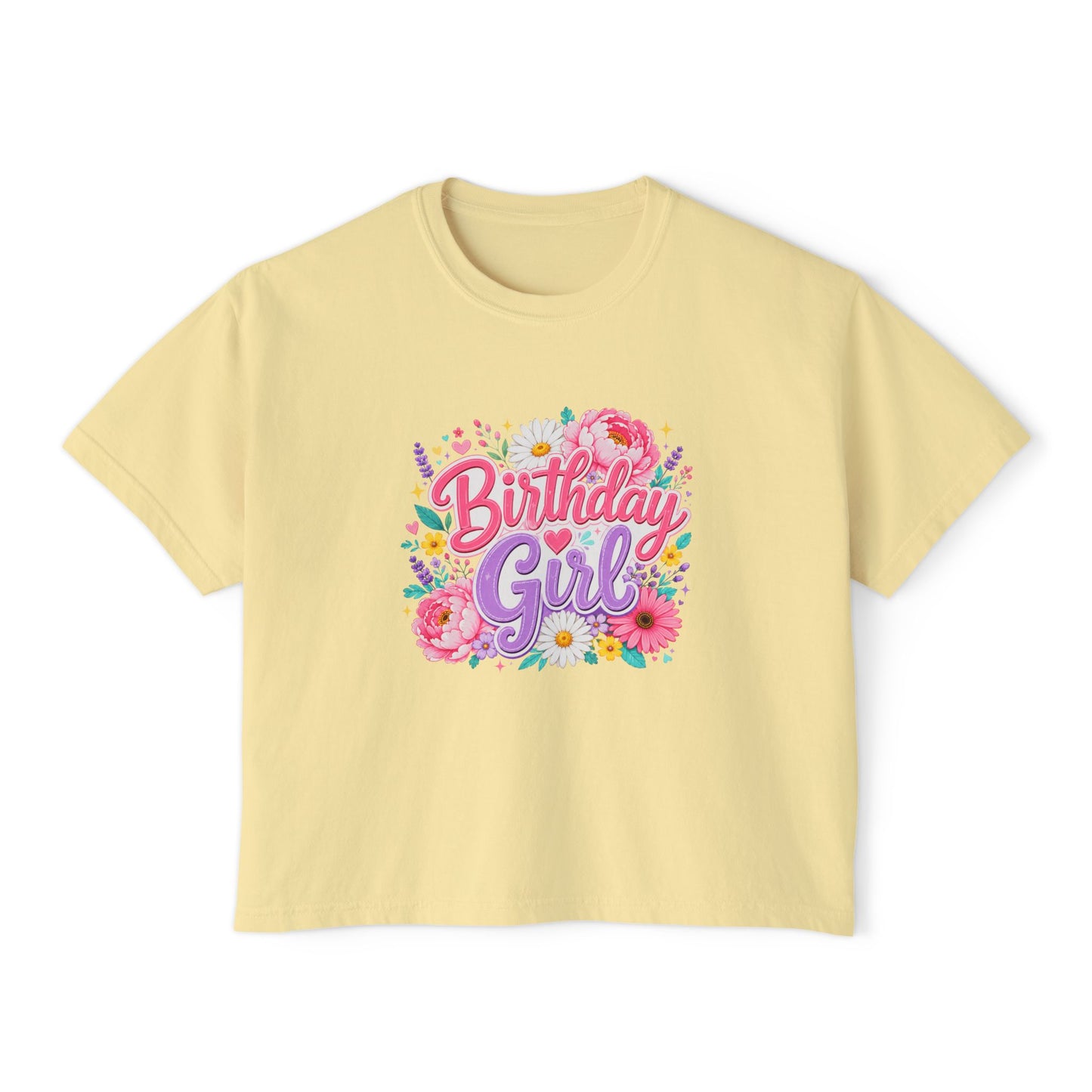 Birthday Girl Boxy Tee