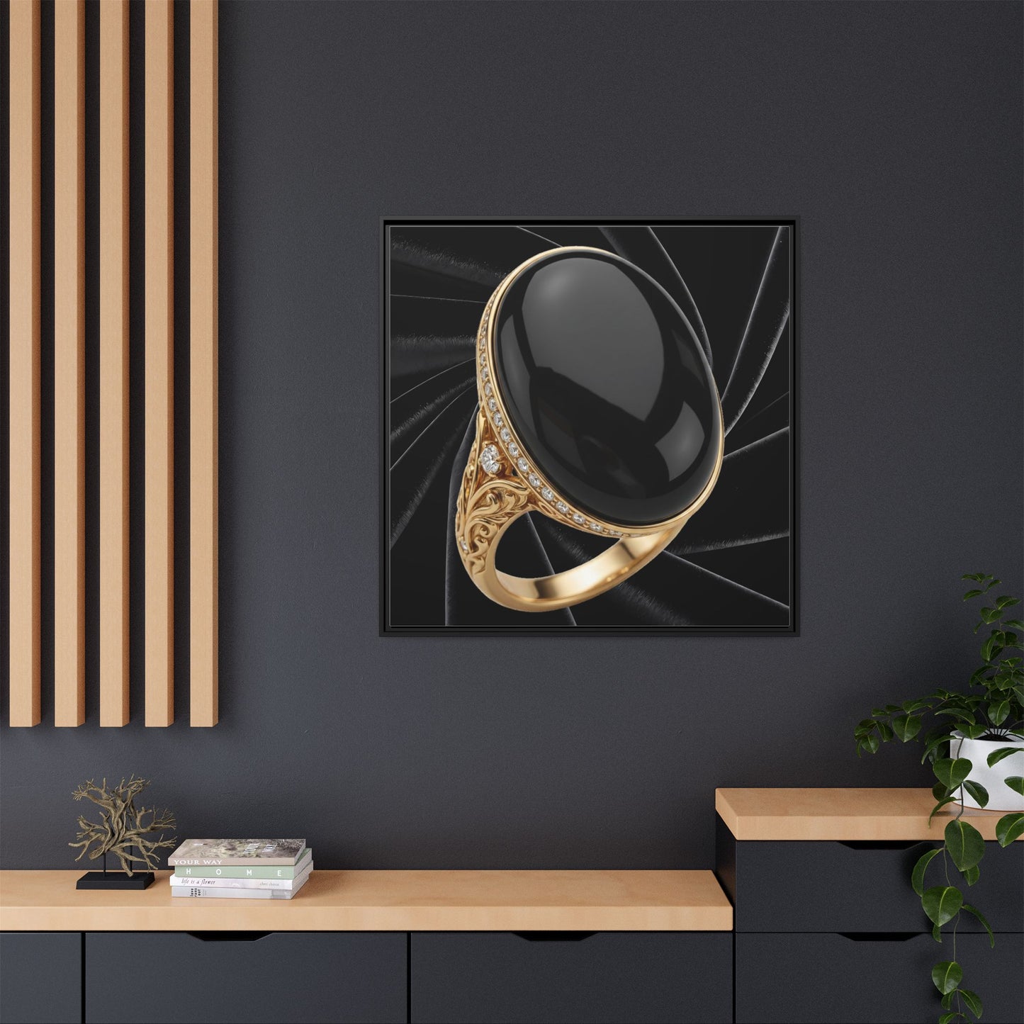 Onyx Nocturne Canvas