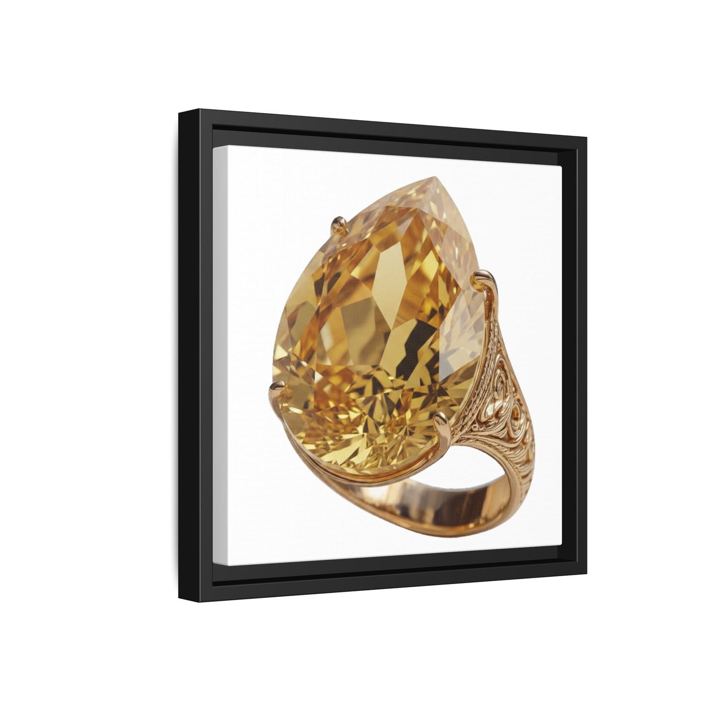 Citrine Signet Canvas Print