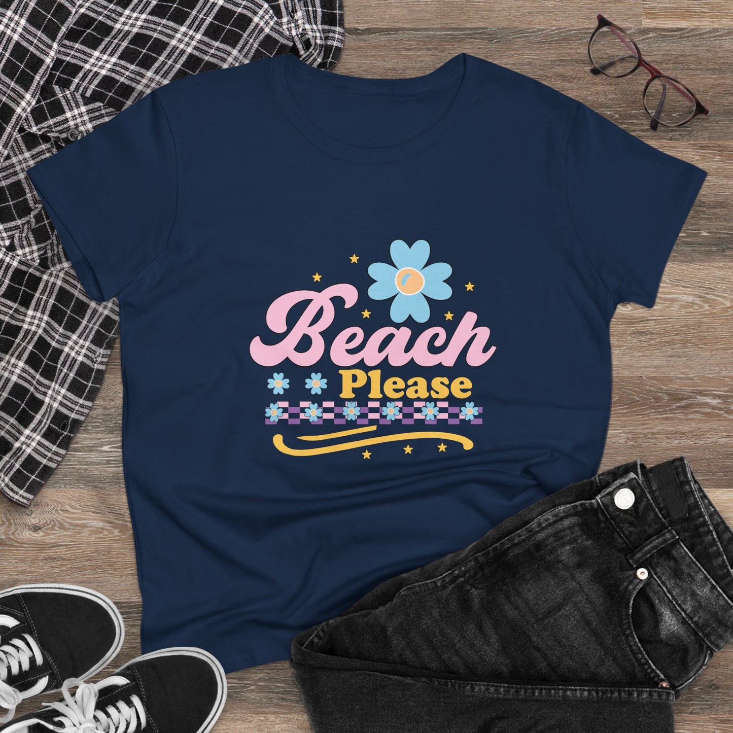Coastal Bloom Summer Graphic Tee