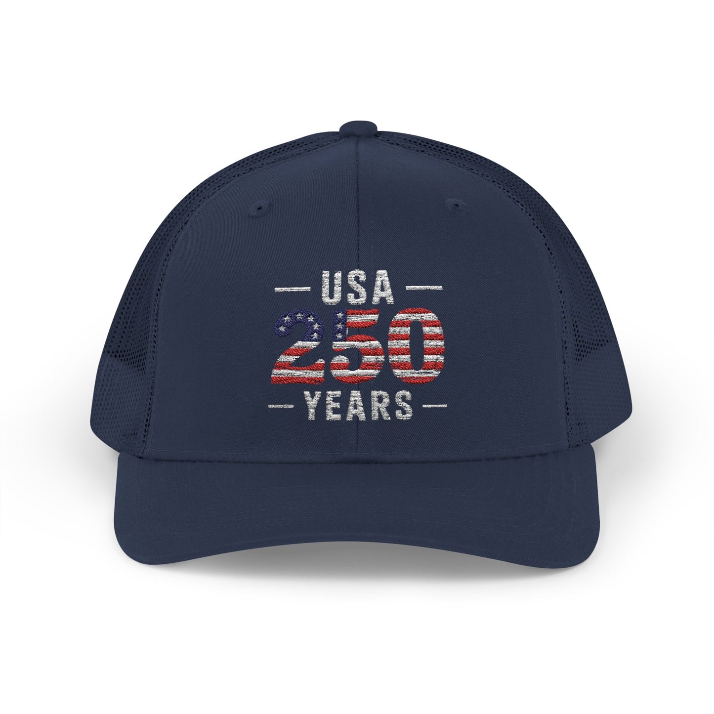 USA 250 Years Patriotic Trucker Cap
