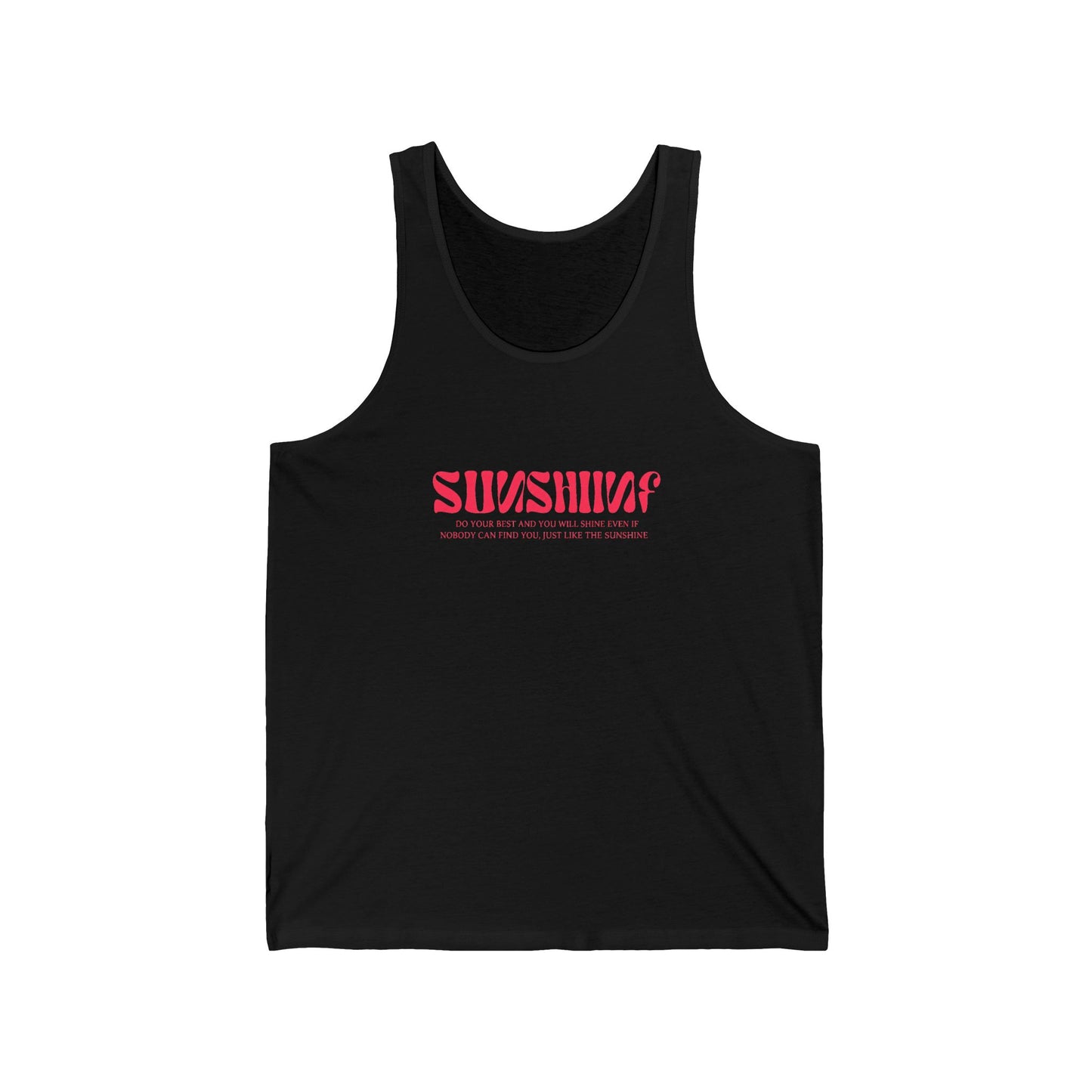 Minimal Typography Tank Top