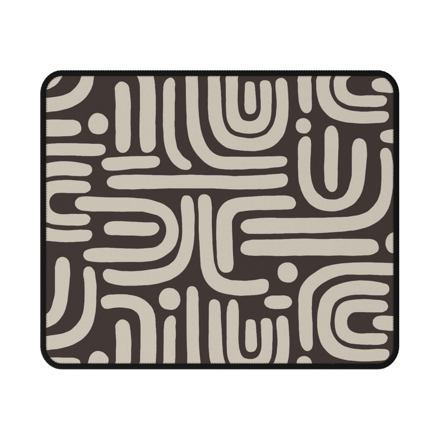 Abstract Maze Pattern Mouse Pad
