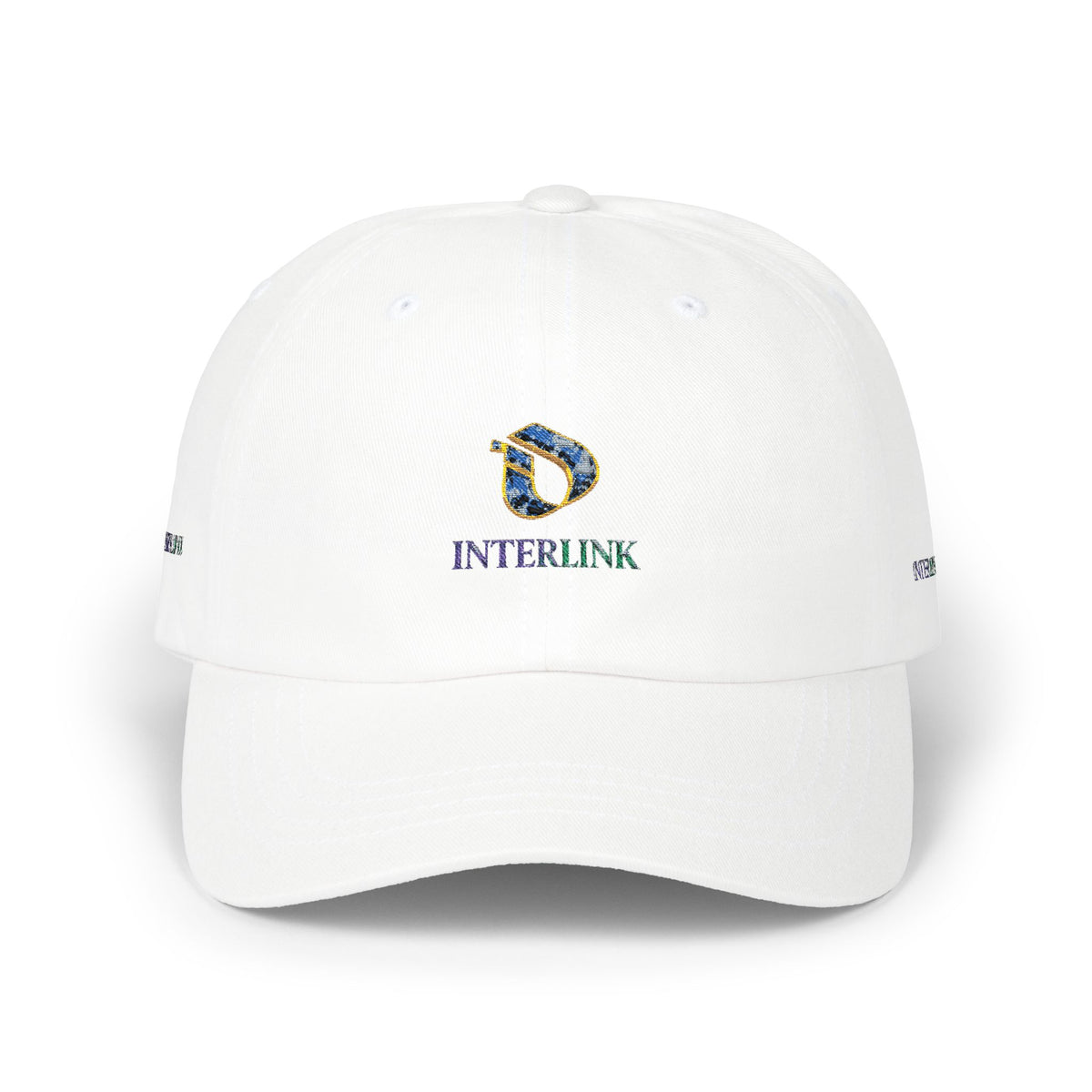 Alexandrite Shift Interlink Brass-Buckle Cotton Cap