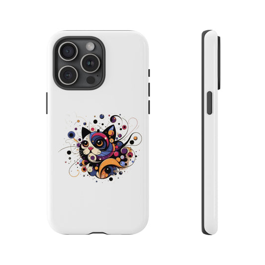 Color Burst Cat Phone Case