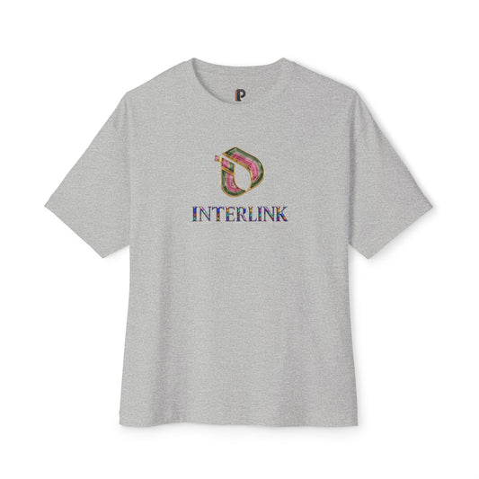 Multicolor Tourmaline Interlink Front Logo Boxy Tee