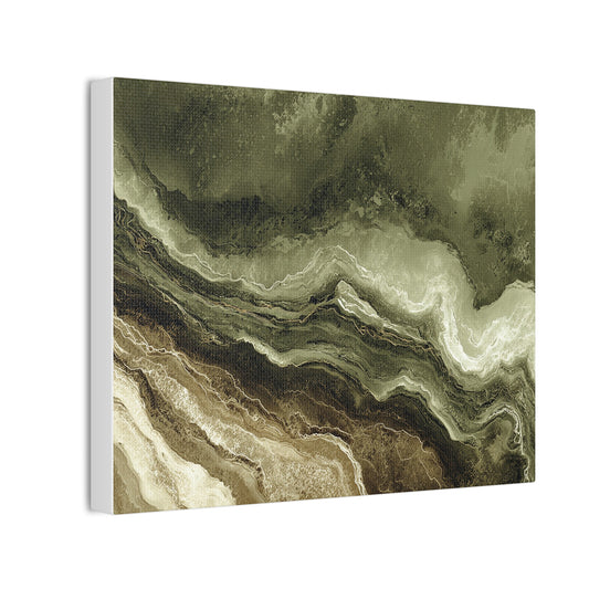 Emerald Marble Canvas