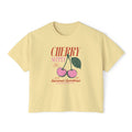 Cherry Graphic Women's Boxy Tee