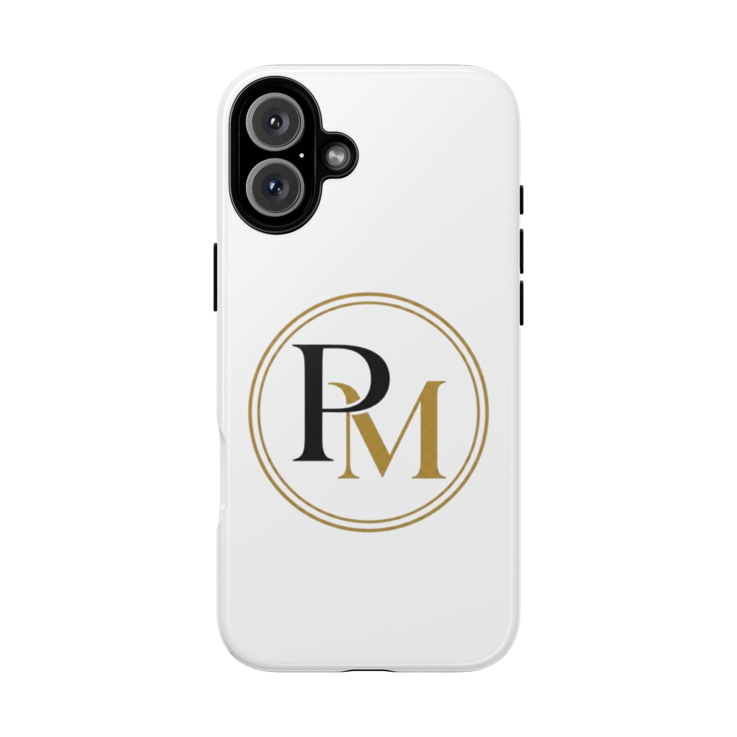 PM Monogram Apple Phone Case