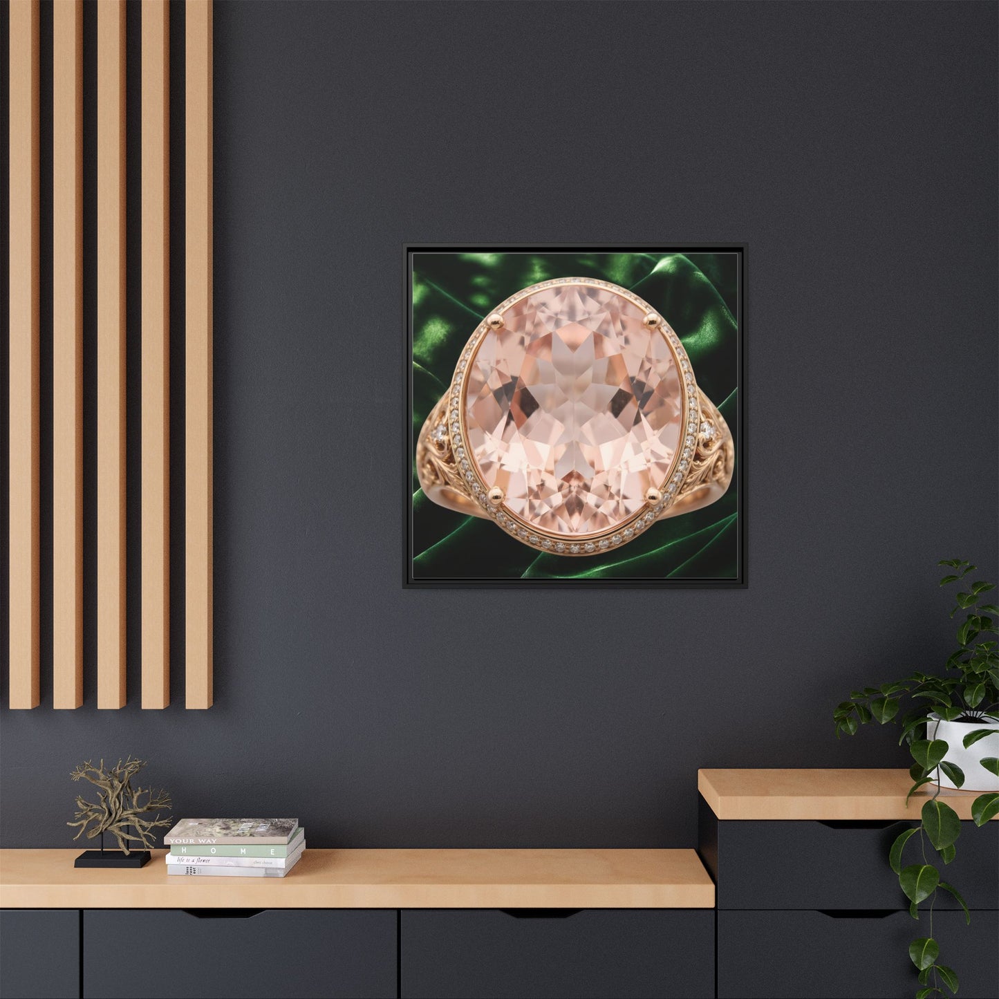 Morganite Rosé Grandeur Ring Canvas