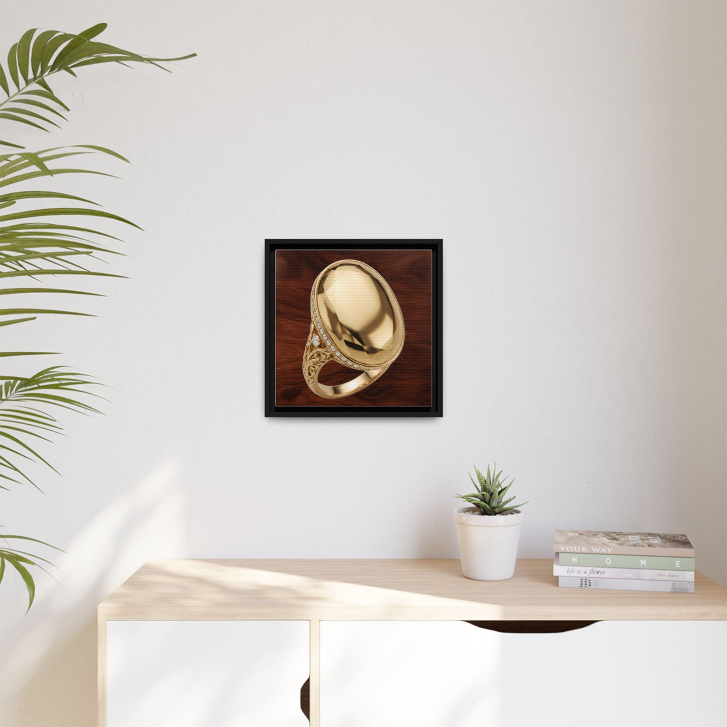 Molten Oval Canvas