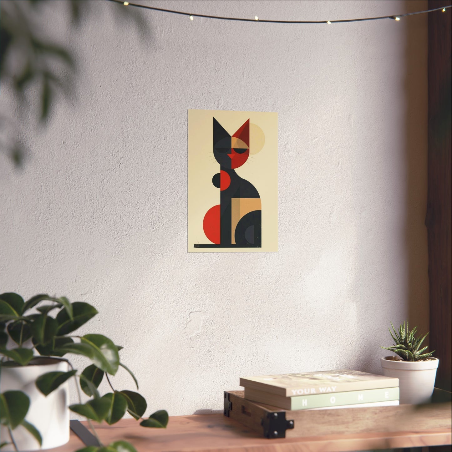 Architectural Feline Poster