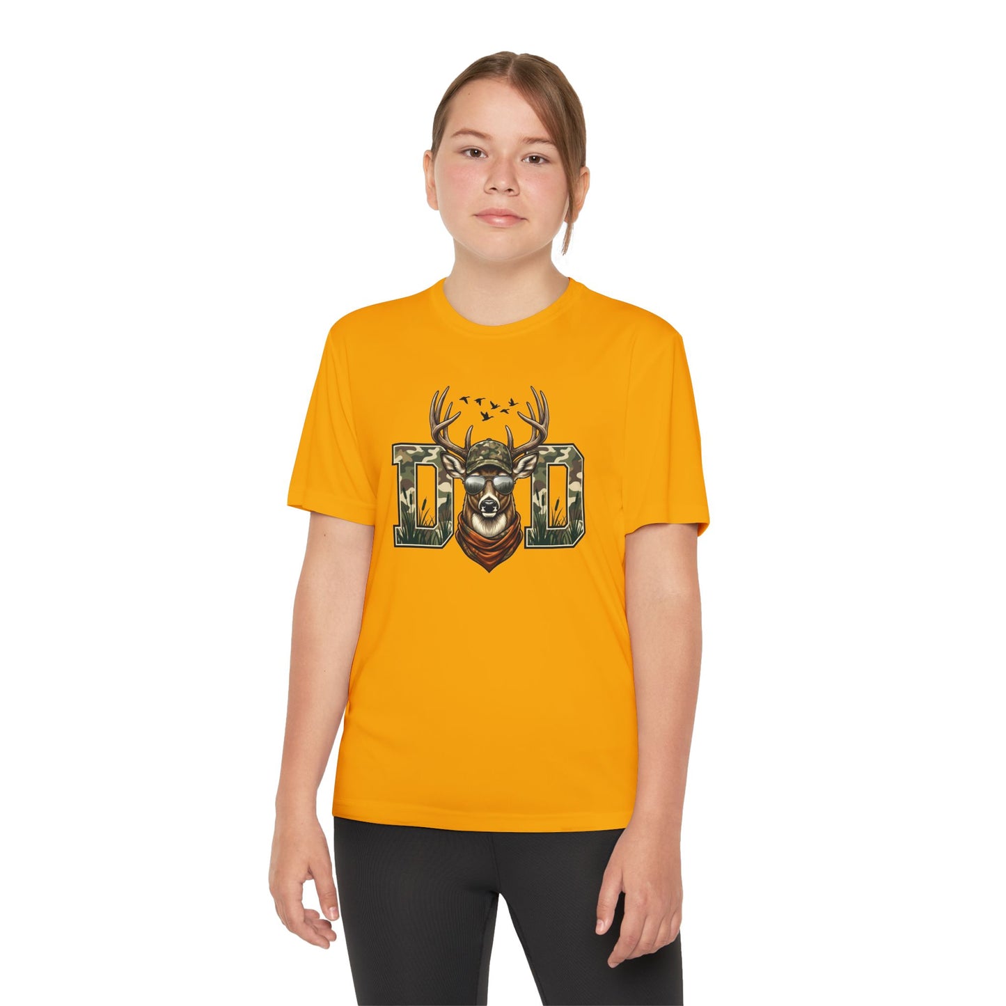 Youth Camo Deer Graphic T-Shirt