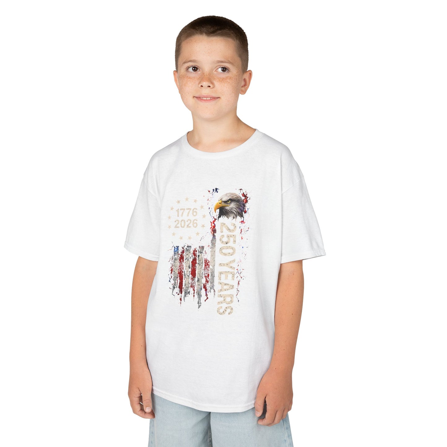 Youth America 250 Years Patriotic T-Shirt