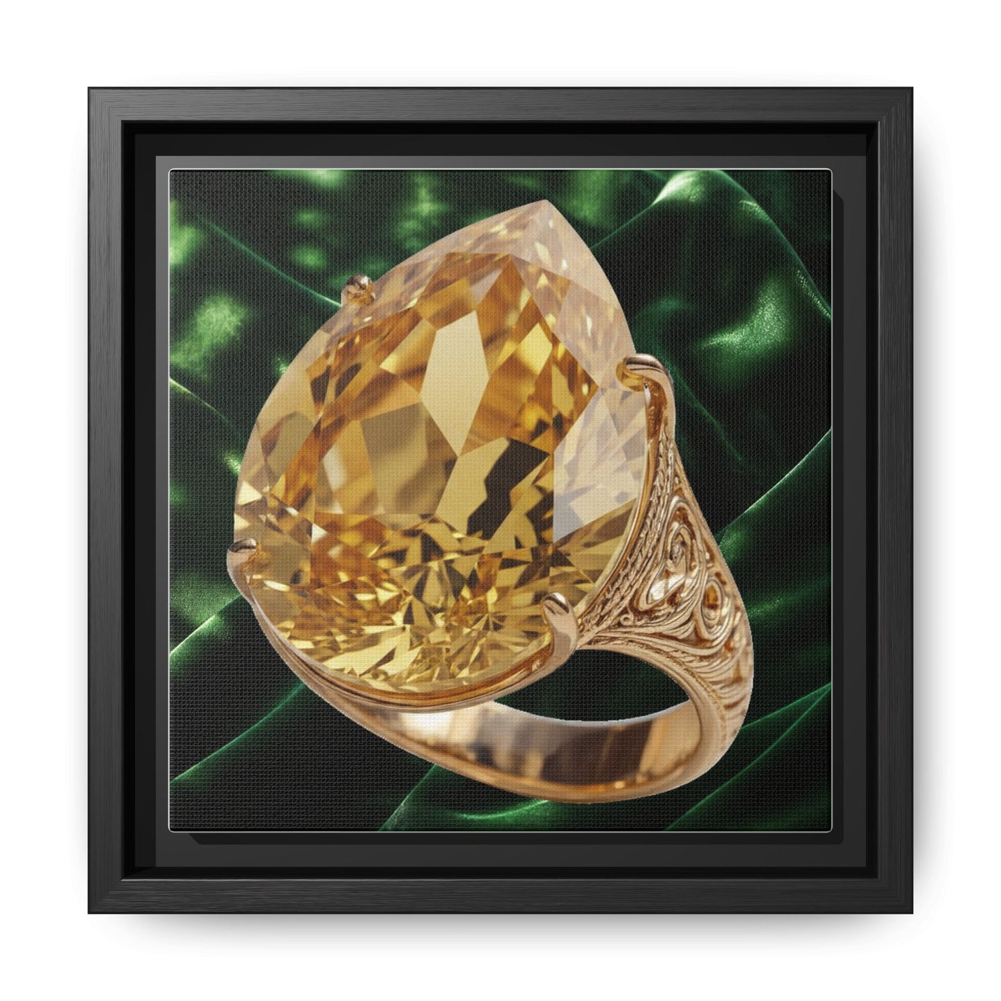 Citrine Golden Brilliance Ring Canvas
