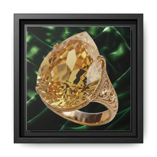 Citrine Golden Brilliance Ring Canvas