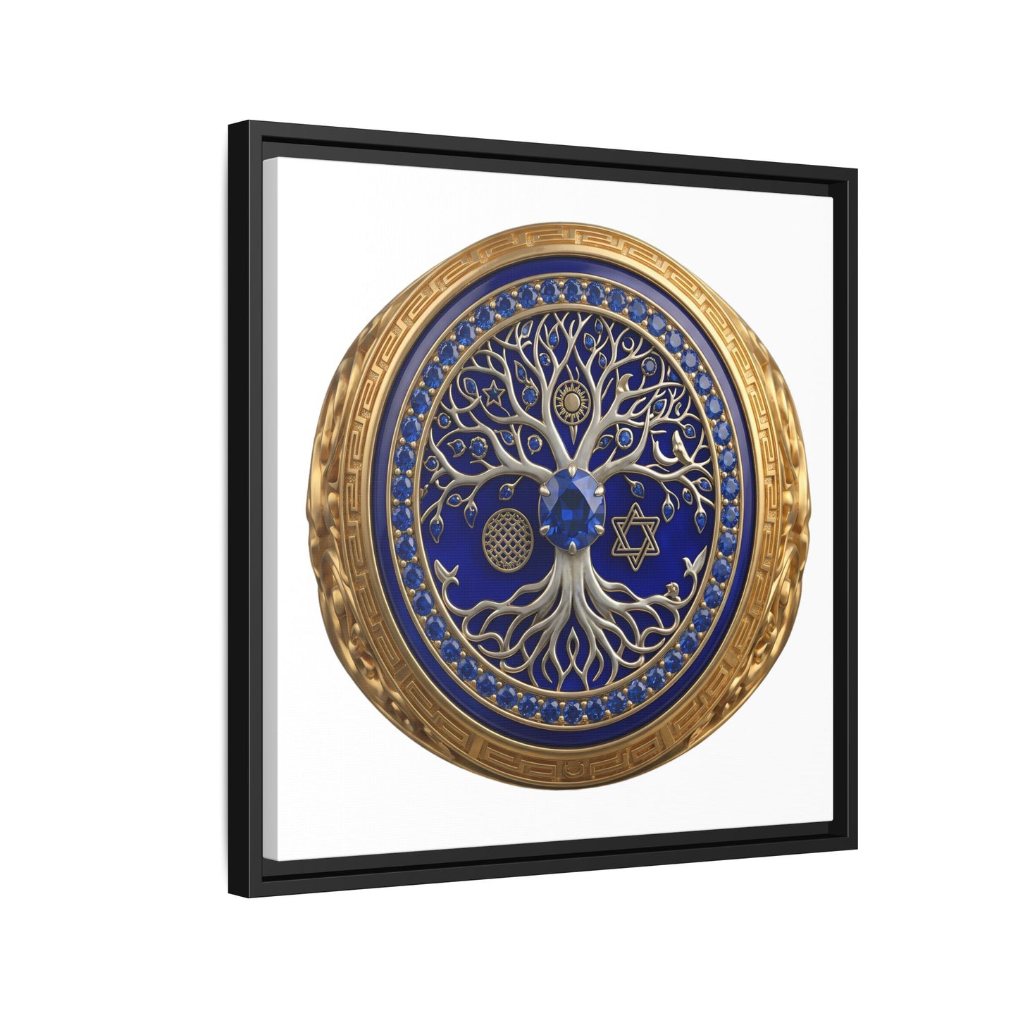 Sacred Tree Medallion Canvas Print