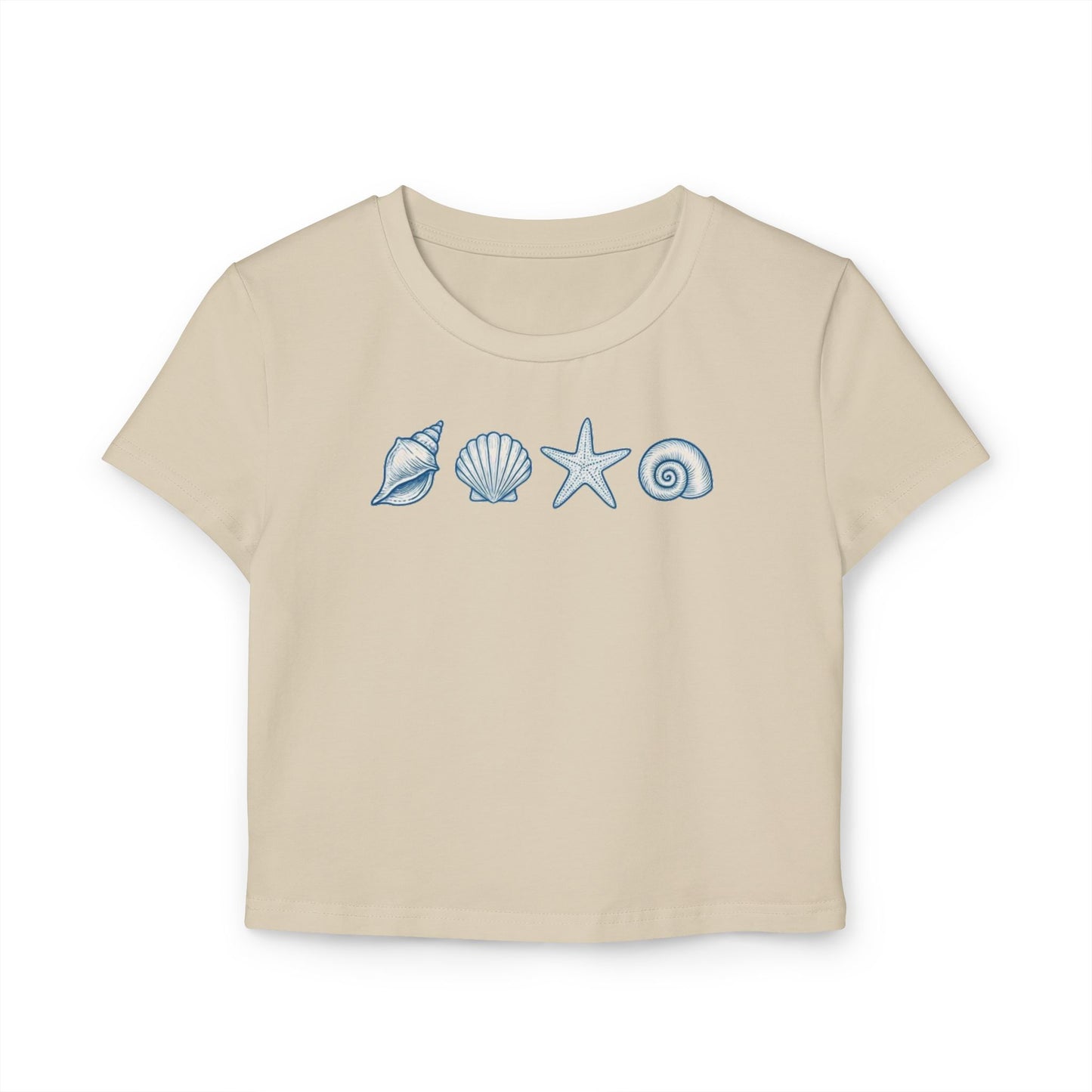 Seashell Line Baby Tee