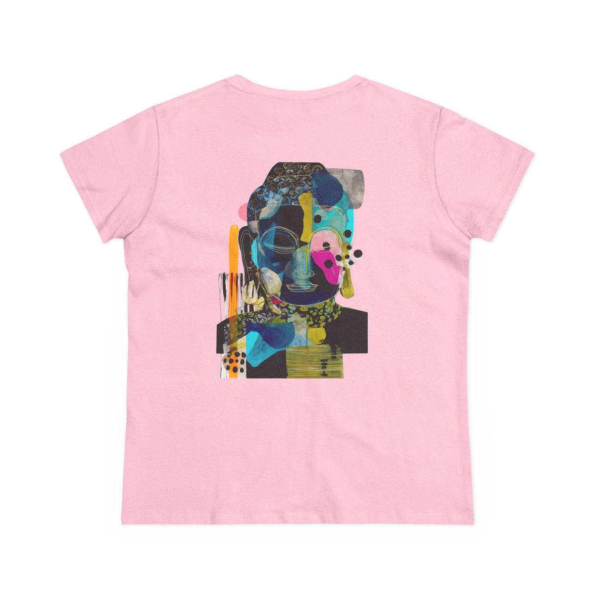 Abstract Chromatic Portrait Back Print Women’s Tee