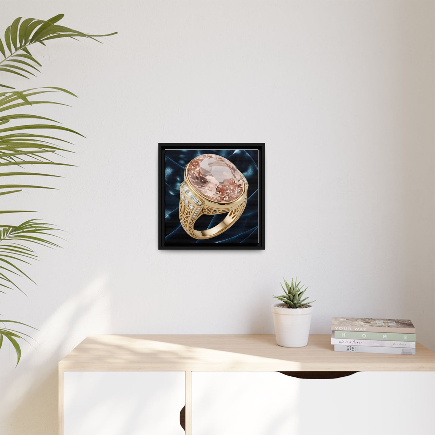 Morganite Rosefire Jewel Canvas