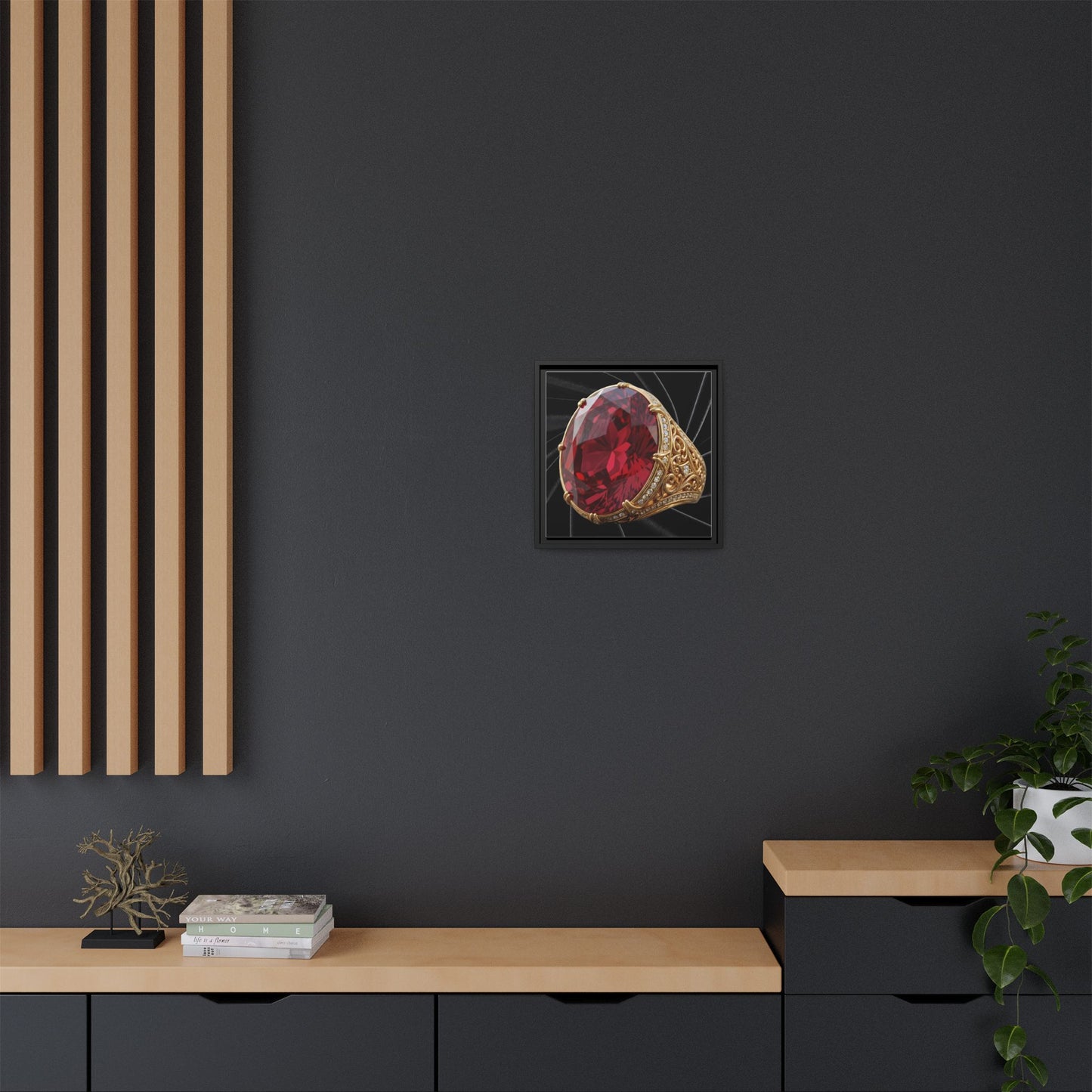 Scarlet Sovereign Canvas