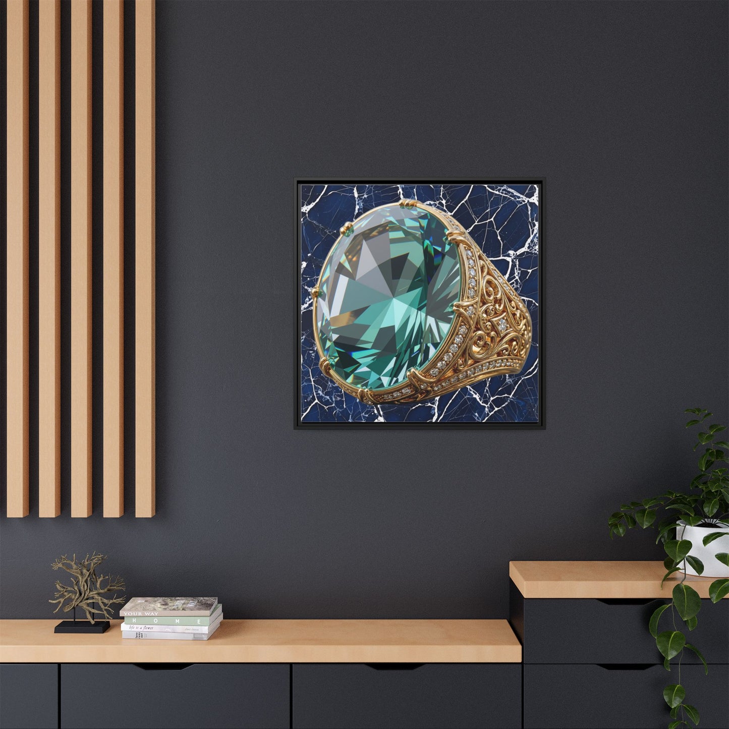 Prismatic Tourmaline Canvas