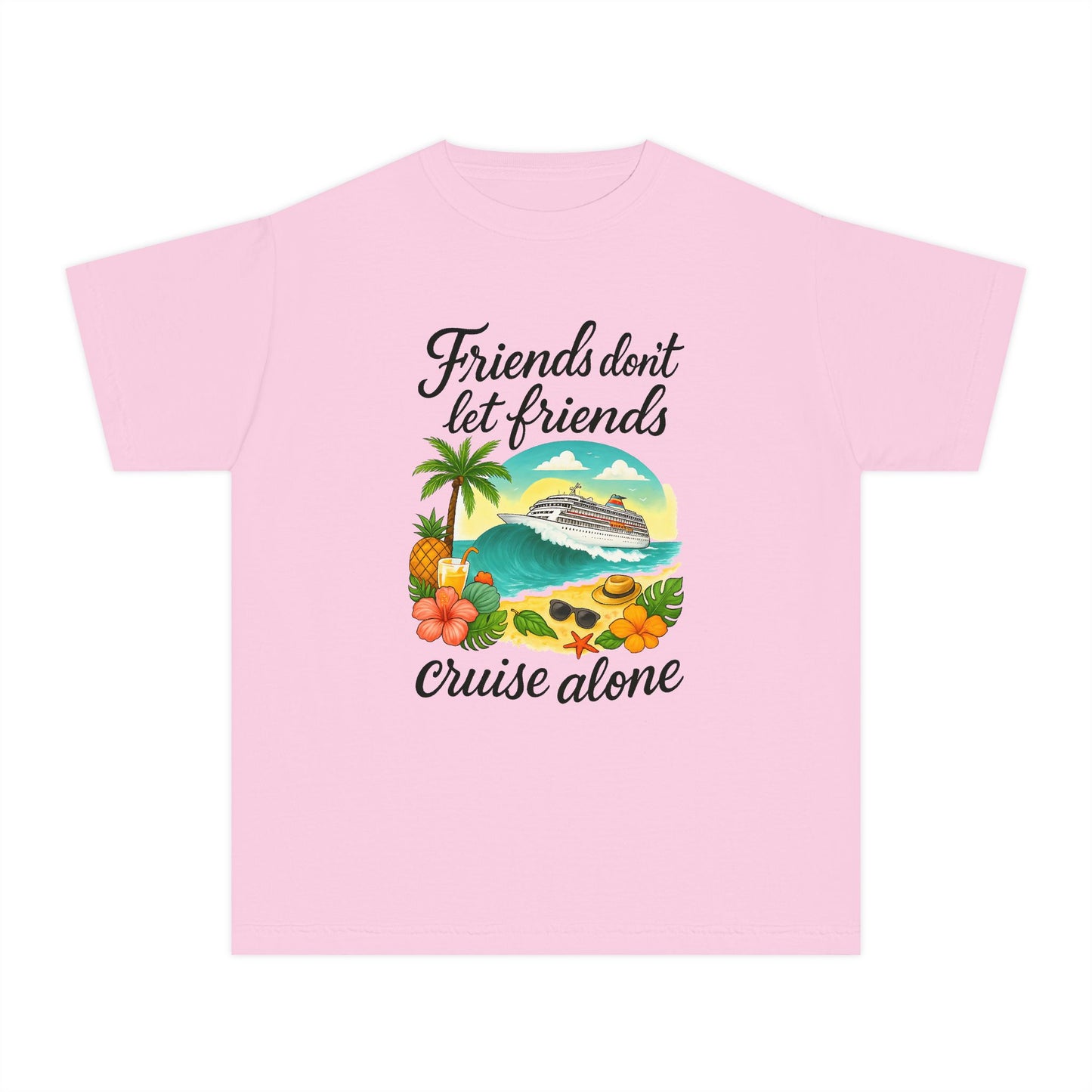Youth Cruise Vacation Graphic Tee