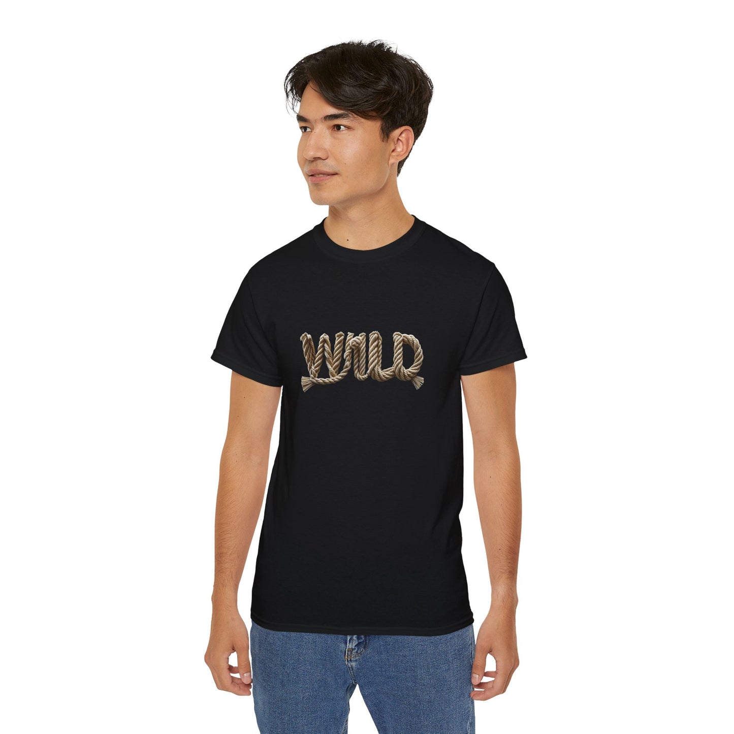 Knotted WILD Graphic Men’s Cotton Tee