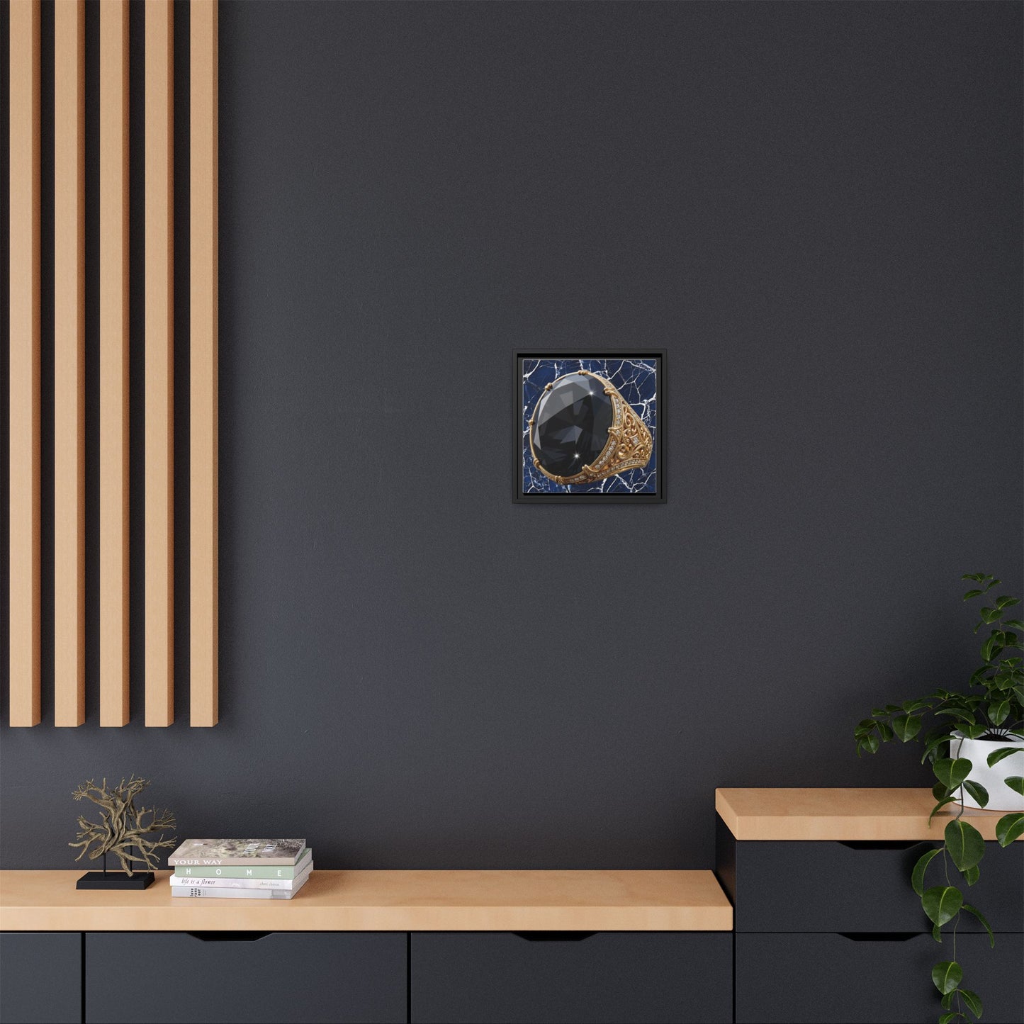 Black Diamond Veil Canvas