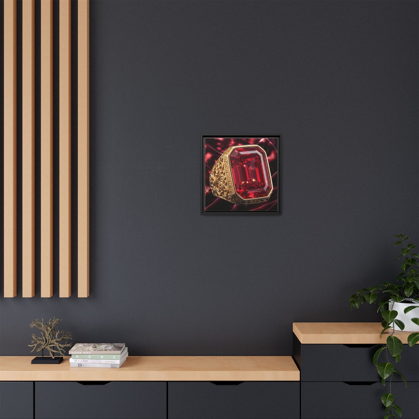 Crimson Reliquary Canvas