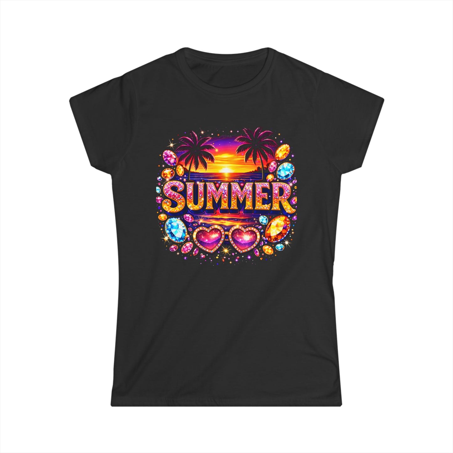 Summer Sunset Graphic T-Shirt