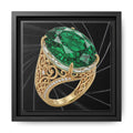 Noir Emerald Ring Canvas