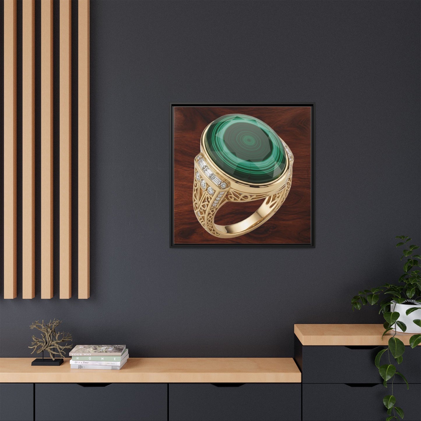 Malachite Ring Study Canvas