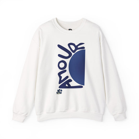 Amour Half-Moon Crewneck Sweatshirt